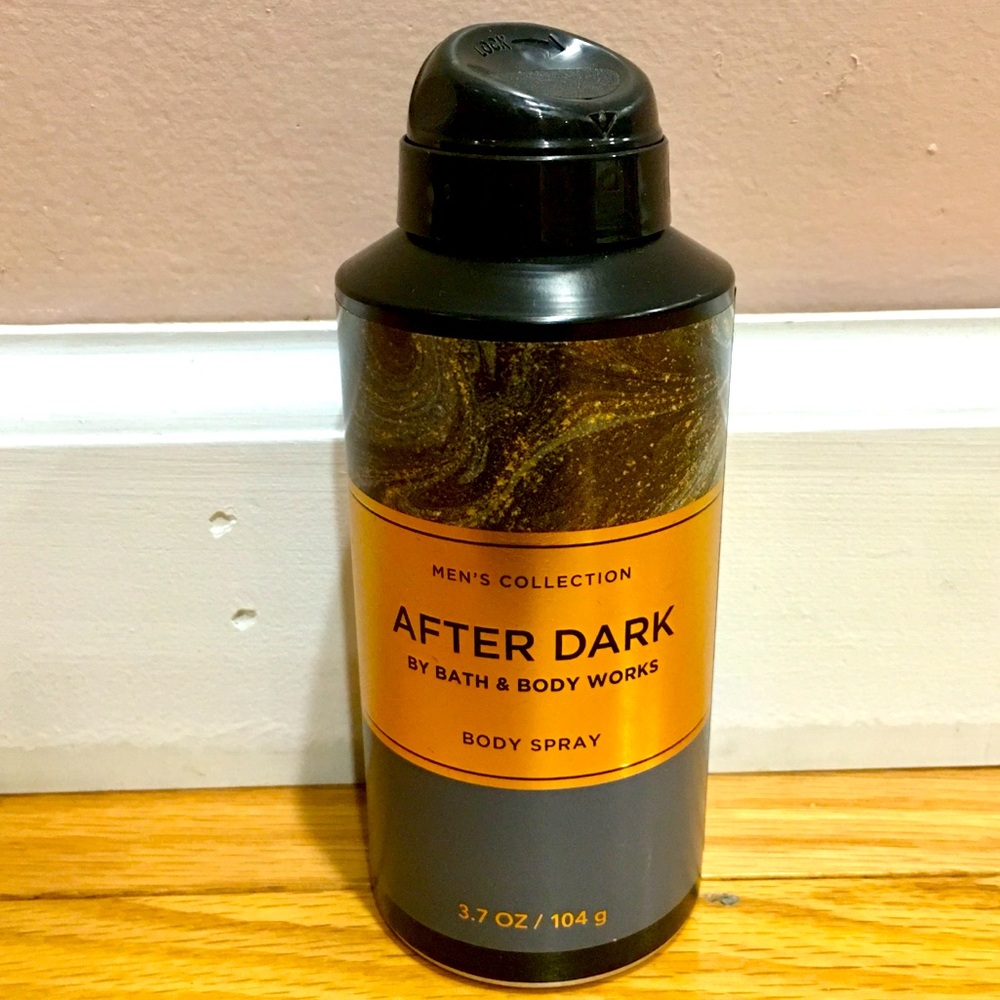 NWT Bath & Body Works After Dark Body Spray - Black and Gold